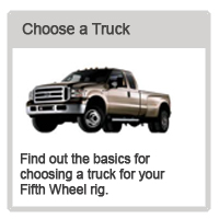 Find out the basics for choosing a truck for your fifth wheel rig