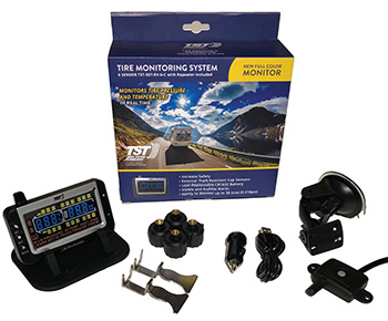 TST Truck Fifth Wheel Greyscale display Tire Pressure Monitoring System TPMS