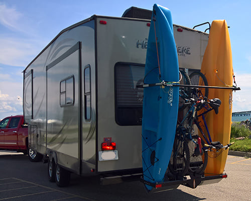 fifth wheel bike rack