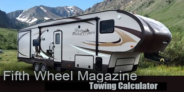 Fifth Wheel Towing Calculator