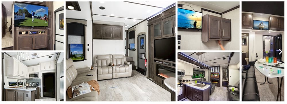 Por Toy Hauler Fifth Wheel Camper